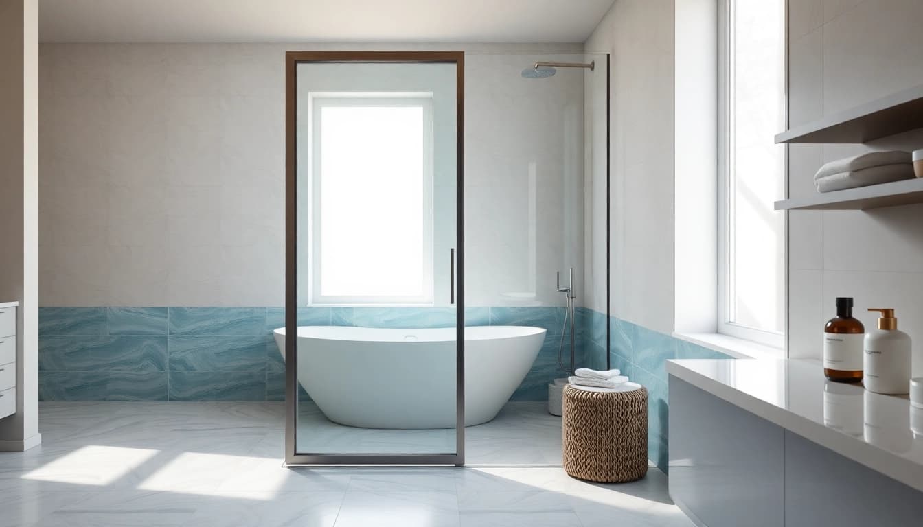 Enhance Your Bathroom with a Stunning Shower Screen Door