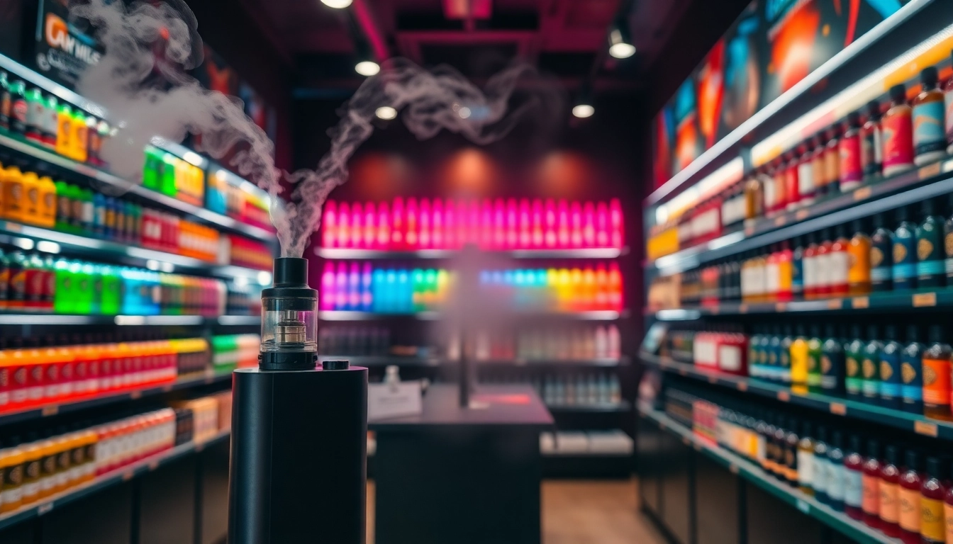 Showcase of e-liquids and vapes at https://vapejuicedepot.com inviting customers to explore choices.