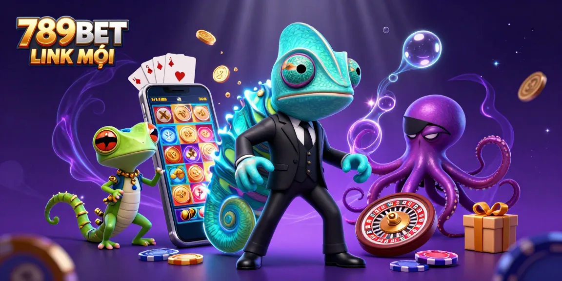 Experience exhilarating gameplay with 789BET LINK MỚI featuring vibrant characters and dynamic casino elements.