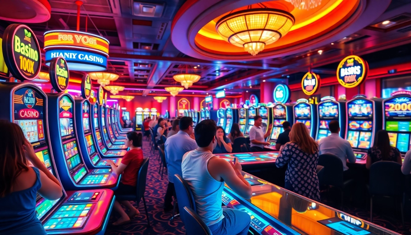 Experience the thrill of Non Uk Casino gaming with vibrant atmosphere and exciting players.