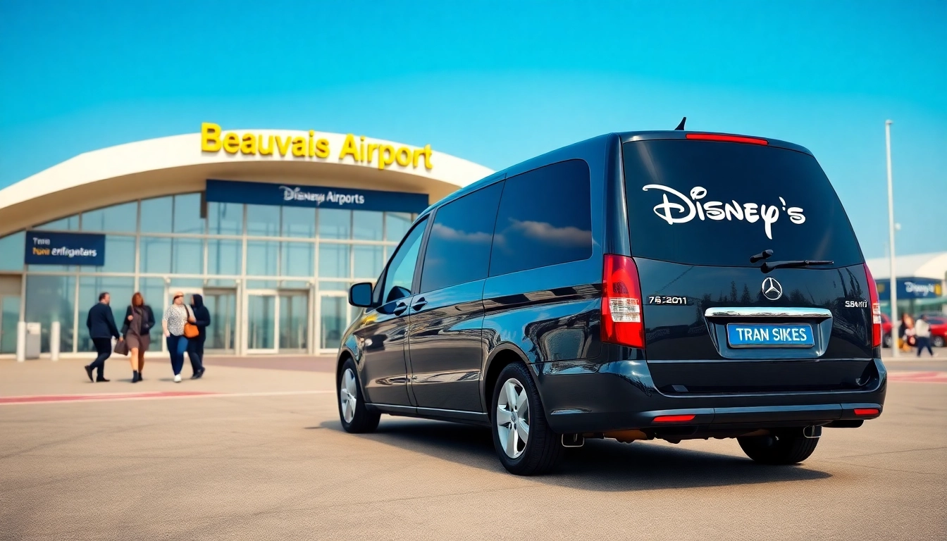 Efficient Beauvais Airport to Disney Transfer service ready for travelers.