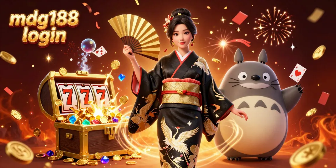 Spin the slots and enjoy the thrill of mdg188 login with vibrant casino imagery and energy.