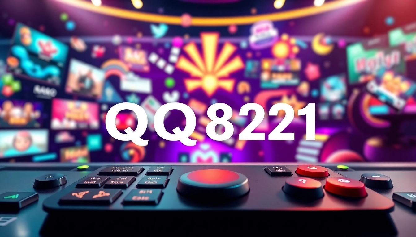 Mengakses link qq8821 dengan antarmuka digital yang dinamis dan warna cerah.