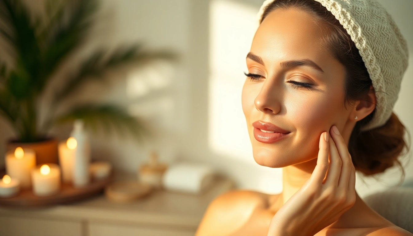 Brightly glowing skin from Glow Blend application, showcasing radiance and beauty.