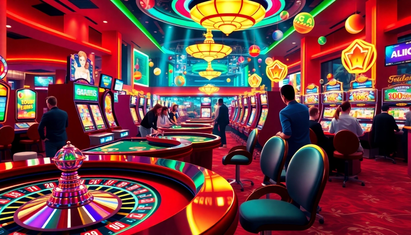 Engaged players at online casinos Canada enjoying vibrant gaming experiences and dynamic gameplay.
