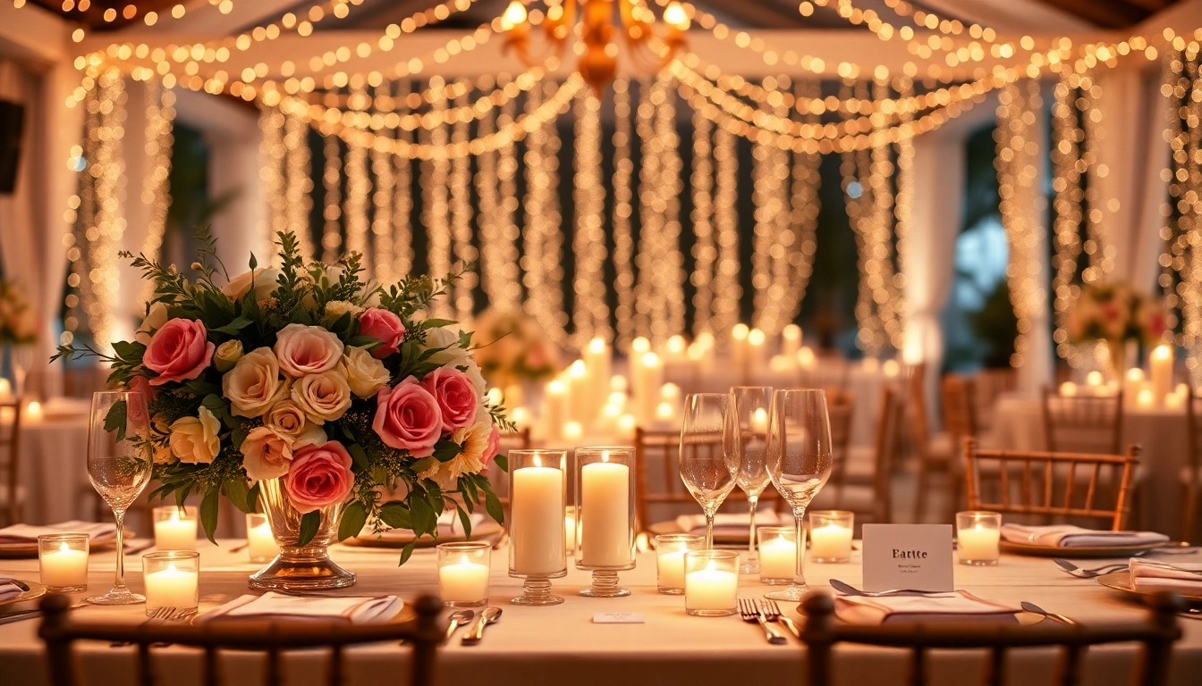 Unforgettable Wedding Event Space Jacksonville with elegant decorations and inviting ambiance for memorable ceremonies.