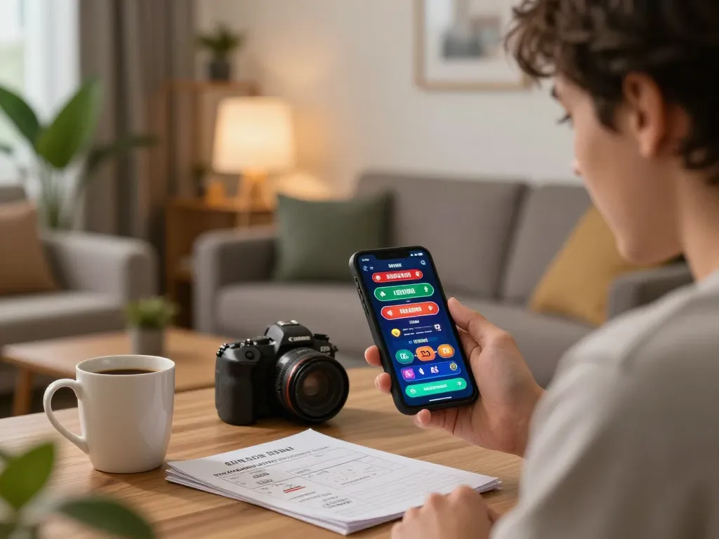 Experience exciting gameplay on the LV88 mobile app in a cozy setting.
