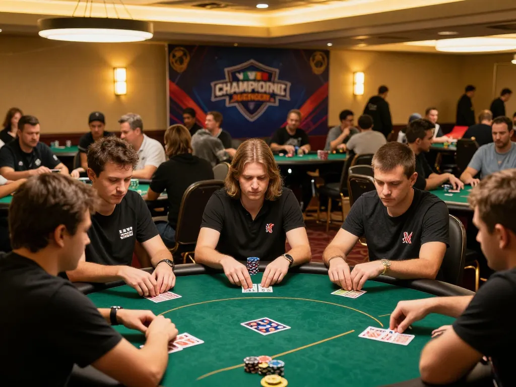 Top quality widgets enhance engagement in a vibrant poker room filled with competitive players.