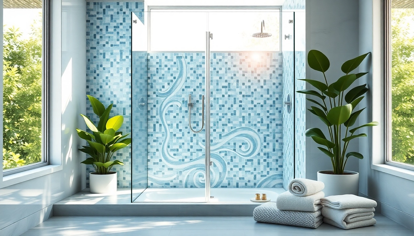 Experience luxurious elegant showers Australia with a modern shower design in a bright atmosphere.