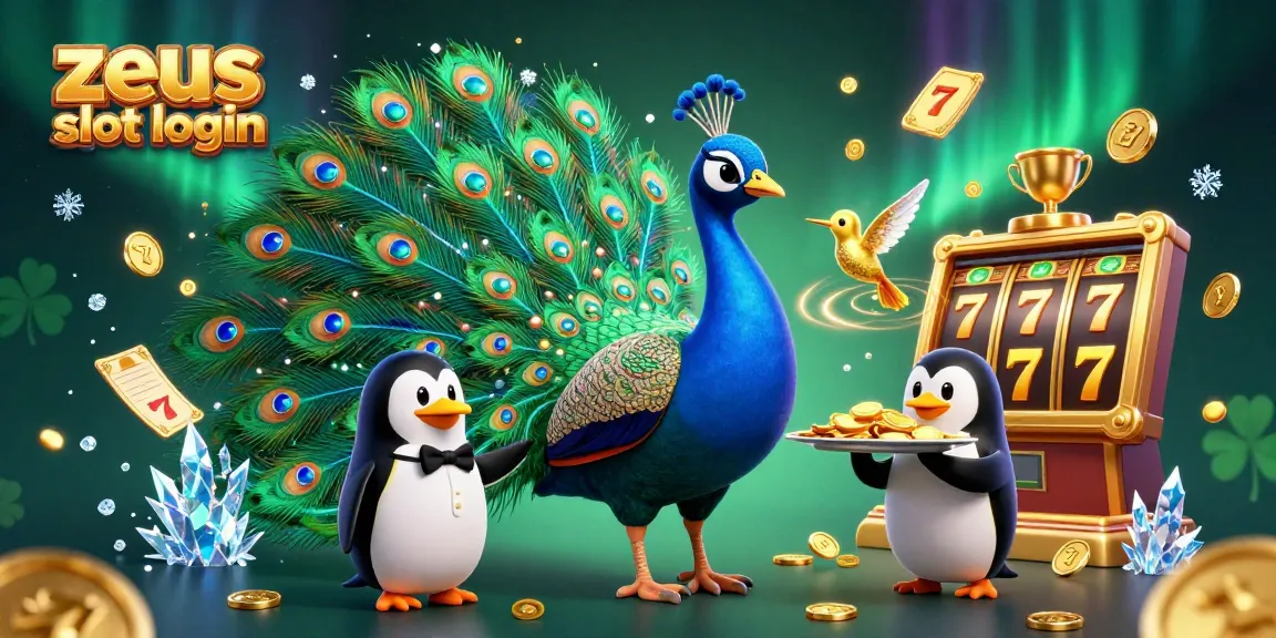 Experience the thrill of zeus slot login with vibrant casino elements and energetic characters.