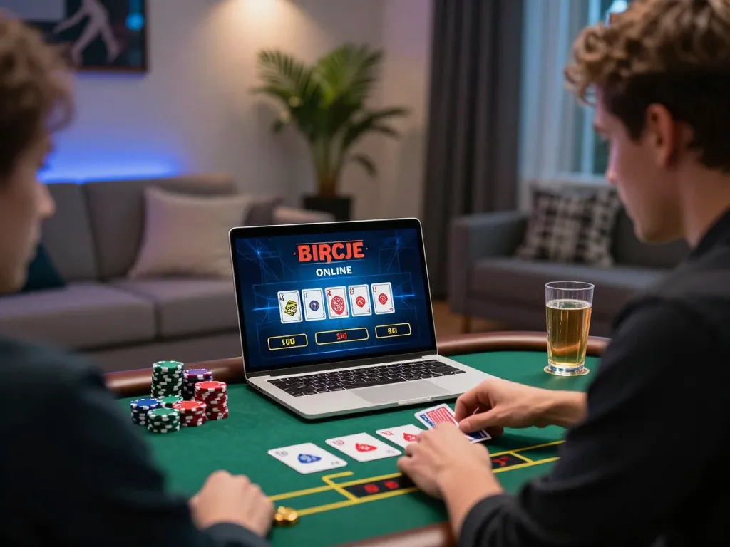 Situs slot kamboja showcased in a cozy online gaming setup, featuring a player engaged with live dealer games on a laptop.