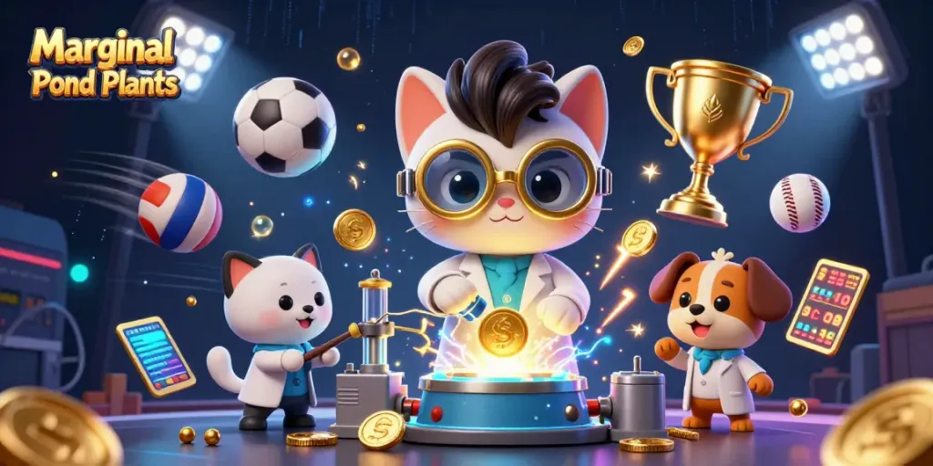 Engage with thrilling Marginal Pond Plants as the cartoon mad scientist creates a betting revolution.