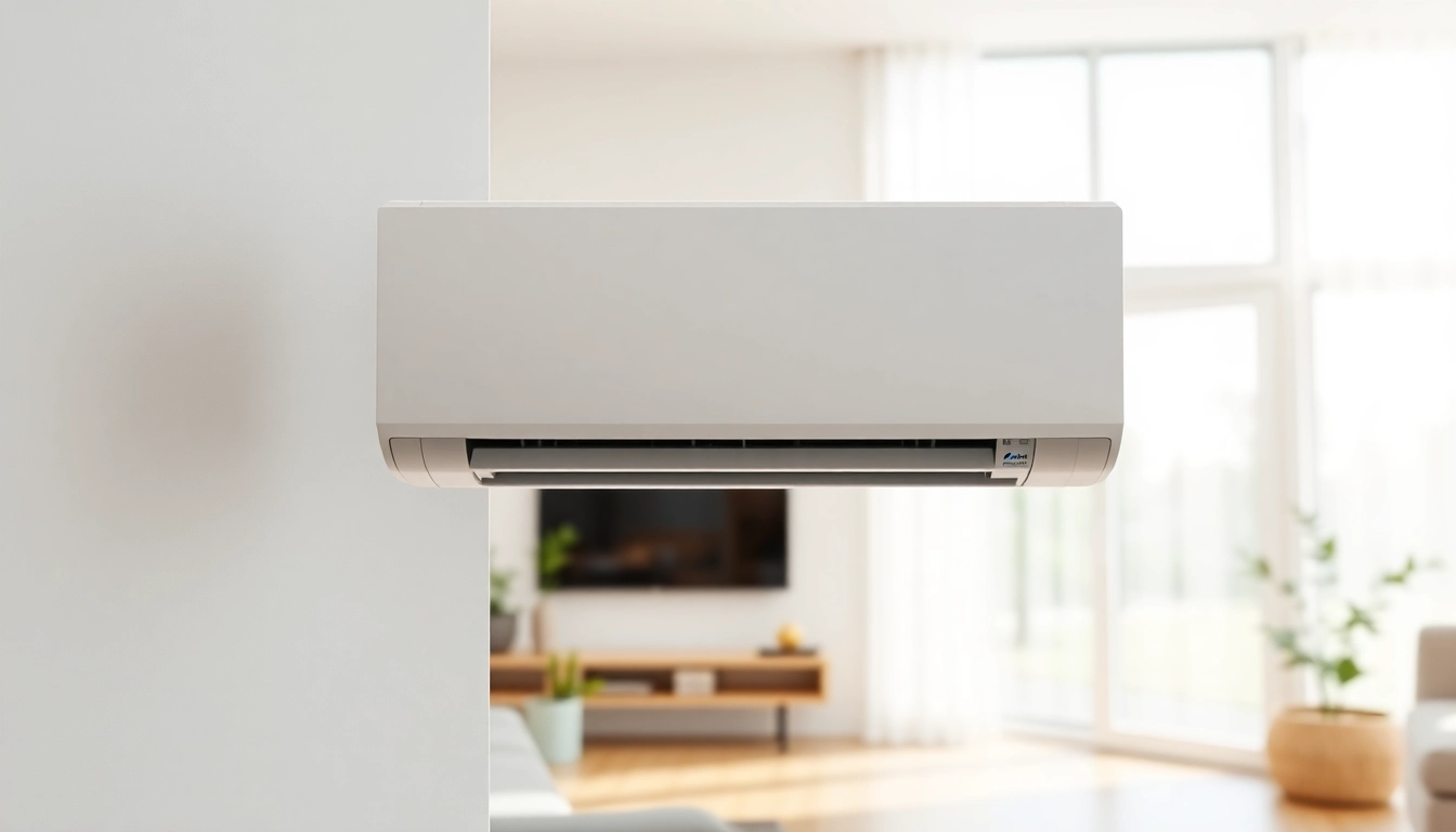 Install a Daikin mini split AC in a modern living room to ensure comfort and style.