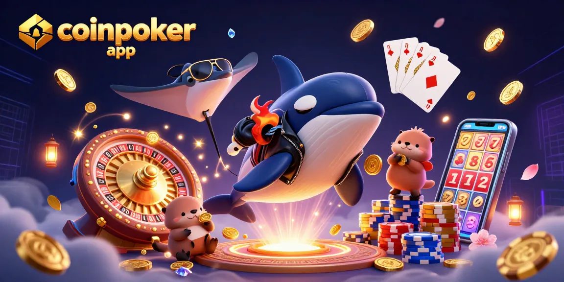 Jouez sur l'application coinpoker app avec des otaries flottantes, des pièces d'or et beaucoup de chance !