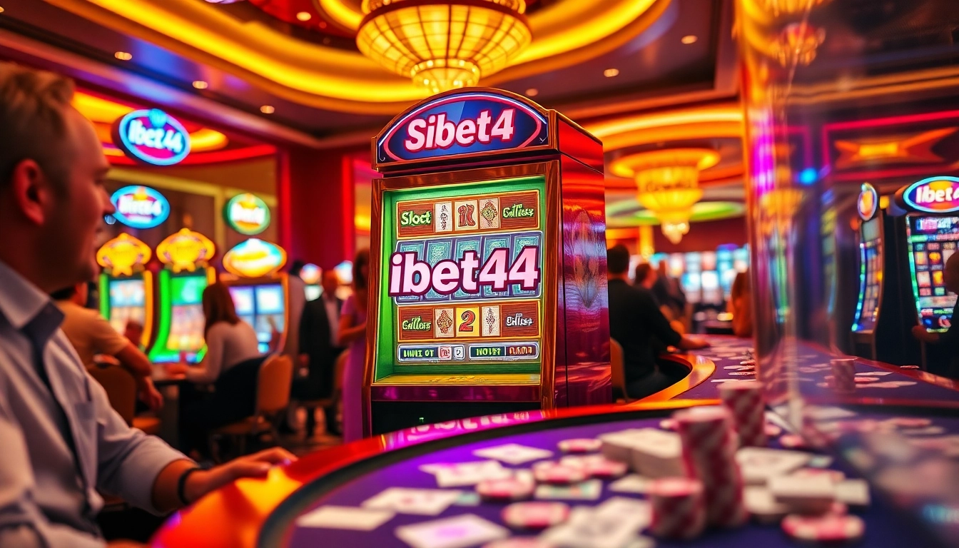 Menangkan jackpot dengan ibet44 slot di mesin slot kasino yang glamor dan penuh warna.