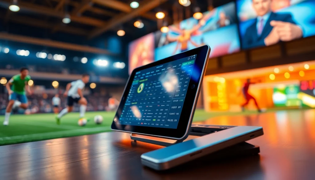 Engaging professional sports betting interface representing the best sports betting sites Mexico.