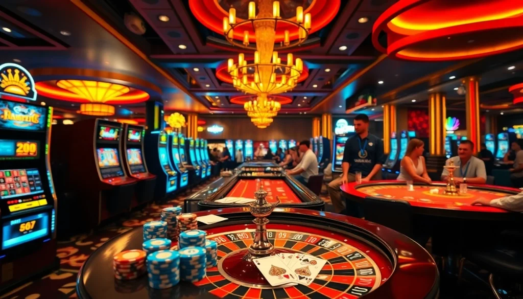 Experience the excitement of winning on https://xx88.boats/ with a vibrant casino scene featuring tables, chips, and games.