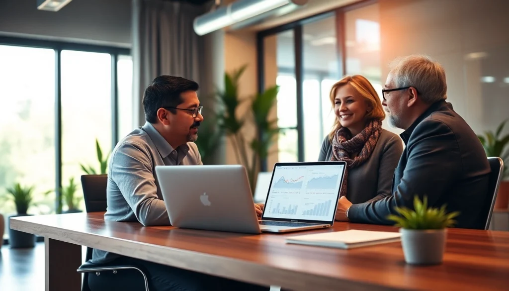 Engaging discussion on retirement planning San Antonio with a financial advisor and clients.