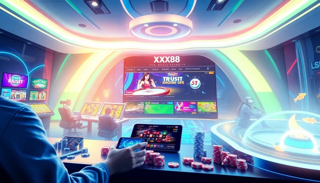 Experience the vibrant gaming world of Trang Chủ XX88 with innovative online betting features.