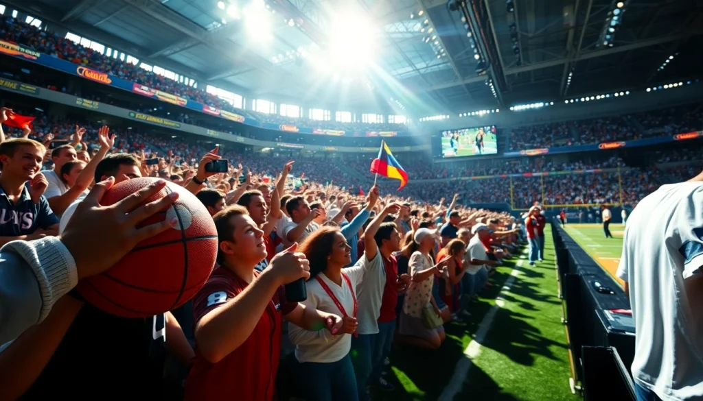오징어티비에서 생중계되는 스포츠 경기의 짜릿한 순간을 포착한 장면