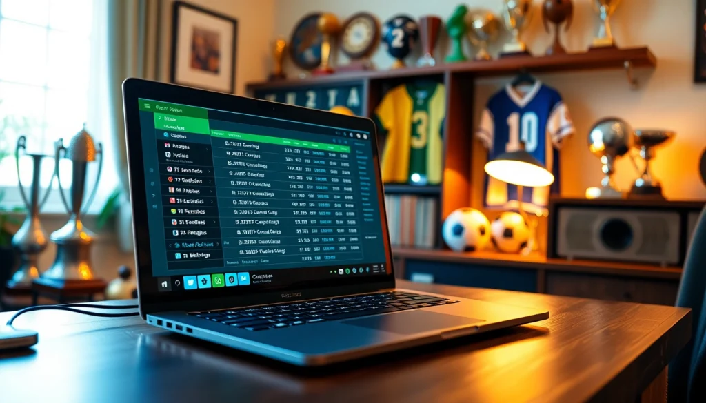 Discovering the best sports betting sites for Brazil through an engaging betting setup.