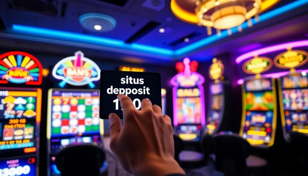 Menghasilkan pengalaman bermain yang menarik di situs deposit 1000 dengan slot digital interaktif.