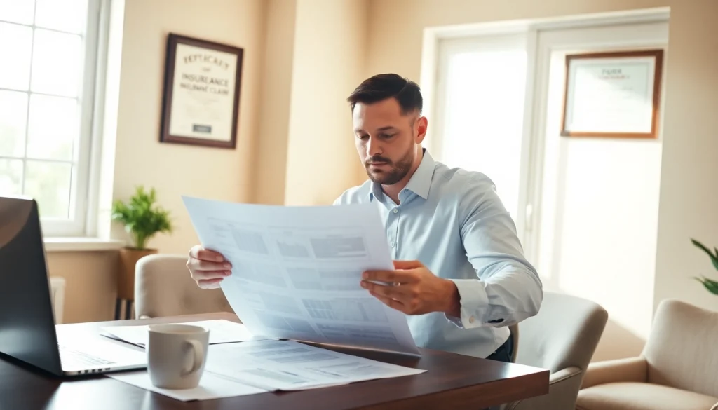 Helping clients find Public Adjuster Near Me with expert guidance in a professional office.