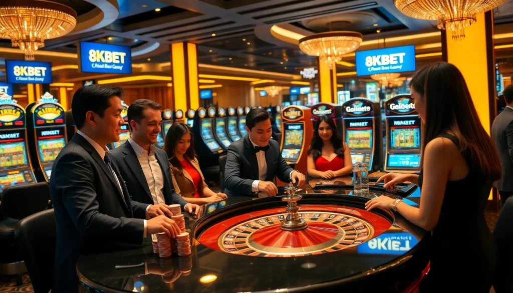 Spin the roulette wheel at 8KBET and enjoy thrilling casino experiences.