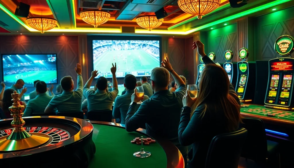 Watch trực tiếp bóng đá while enjoying premium gambling experiences with friends.
