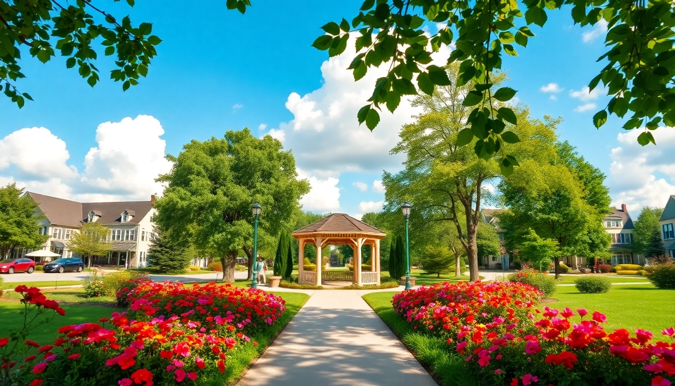 Explore the scenic park in Clarksburg, highlighting community and nature.