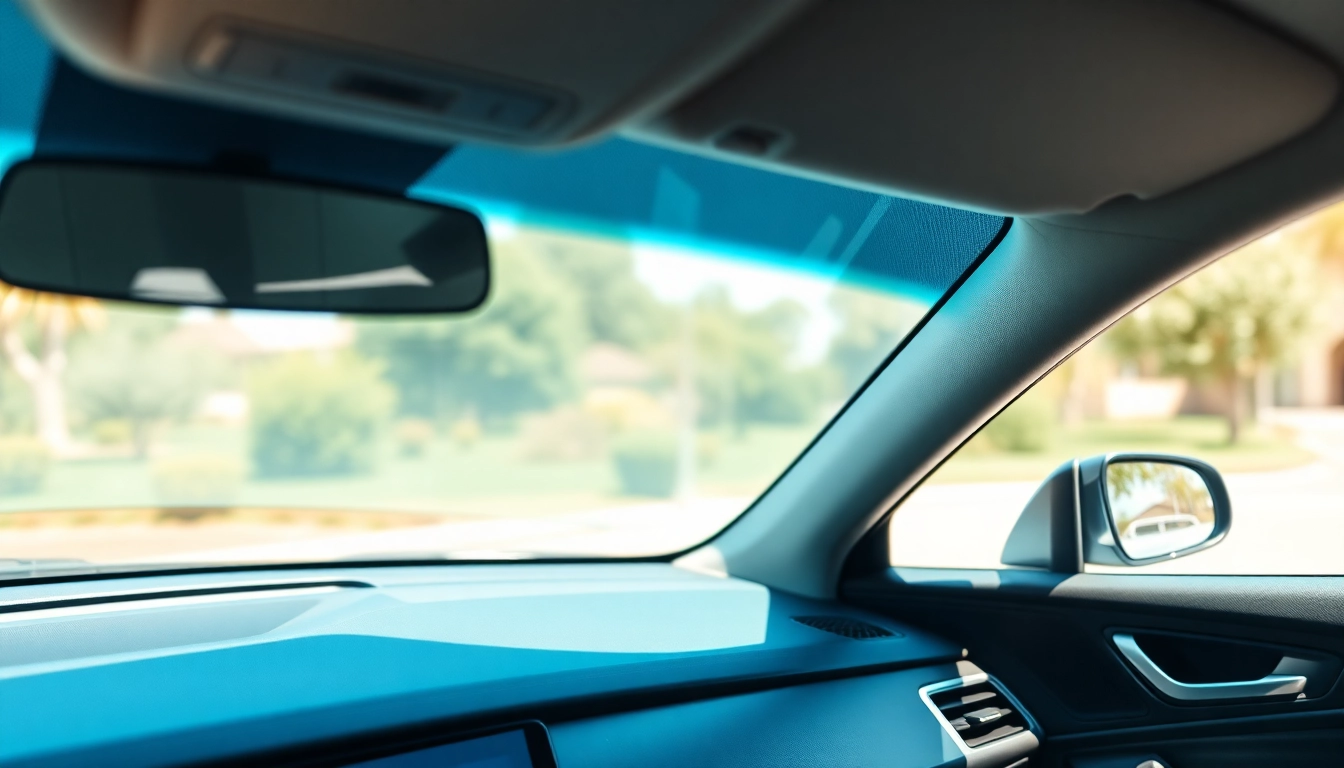 See how ceramic window tint enhances style and clarity in this elegant car interior.