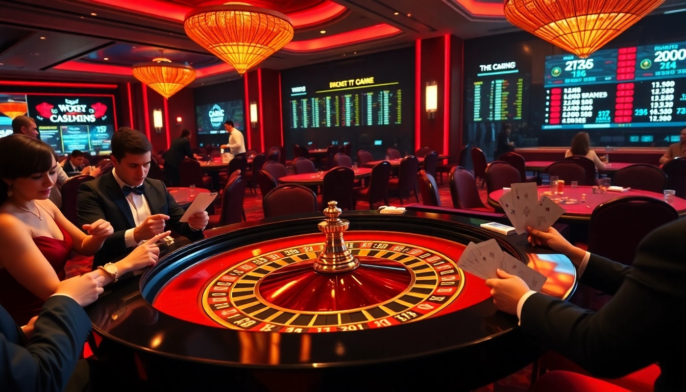 Experience thrilling gameplay at KJC's online platform with vibrant casino visuals.
