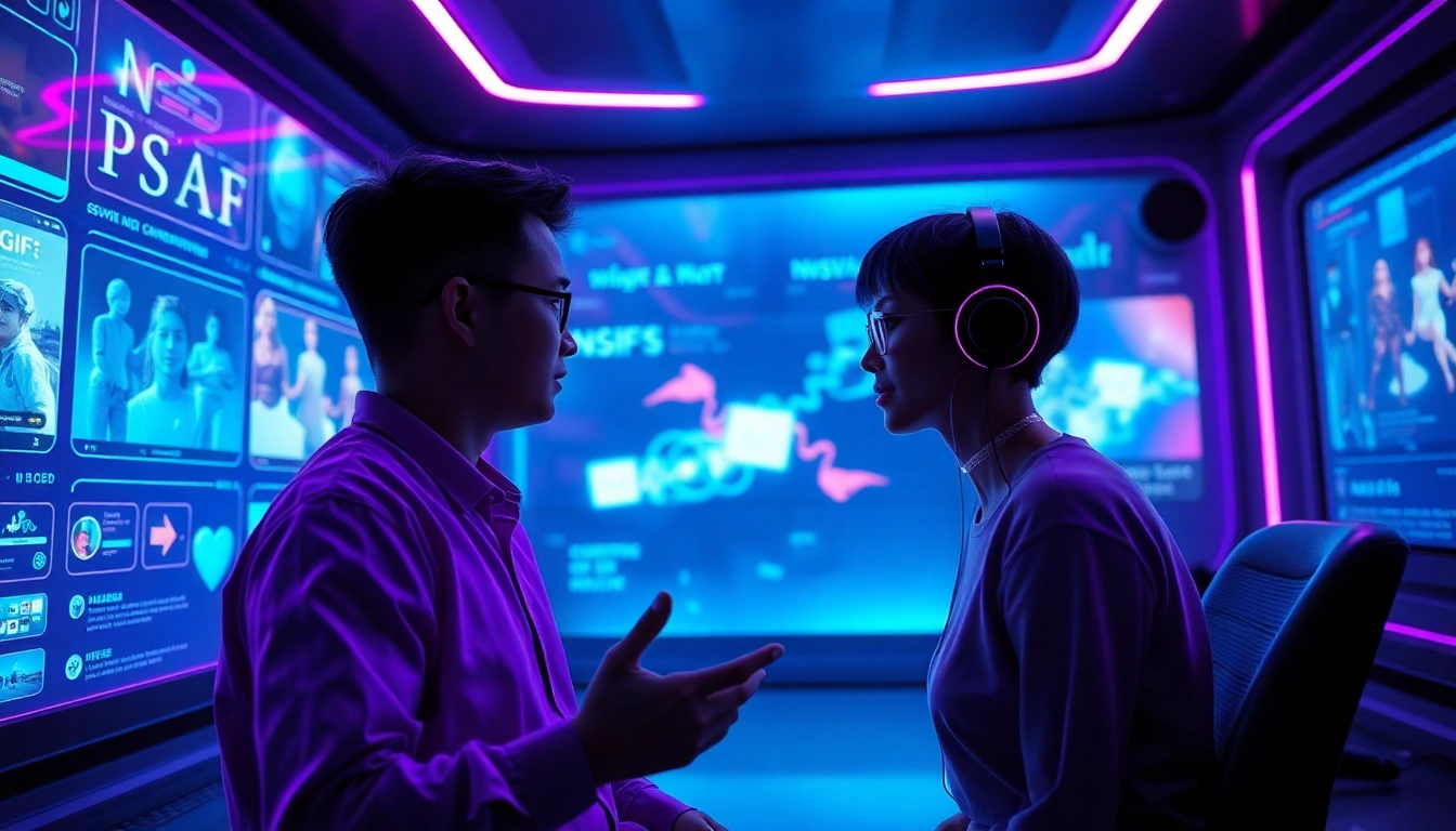 Engaging NSFW AI chat interface highlighting emotional connectivity and advanced interaction technology.