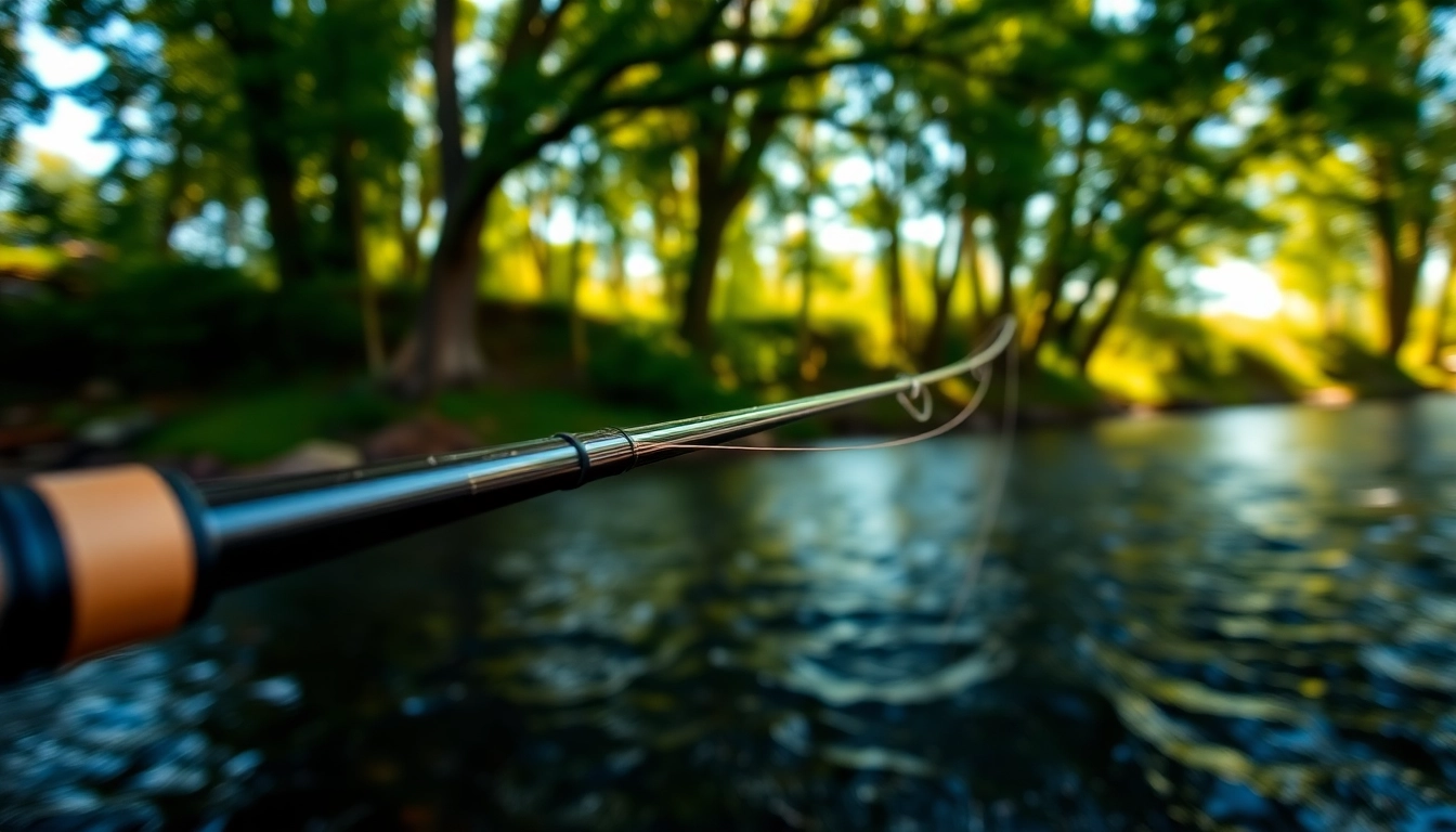 Learn about fly fishing tippet while observing a professional casting on a serene river.