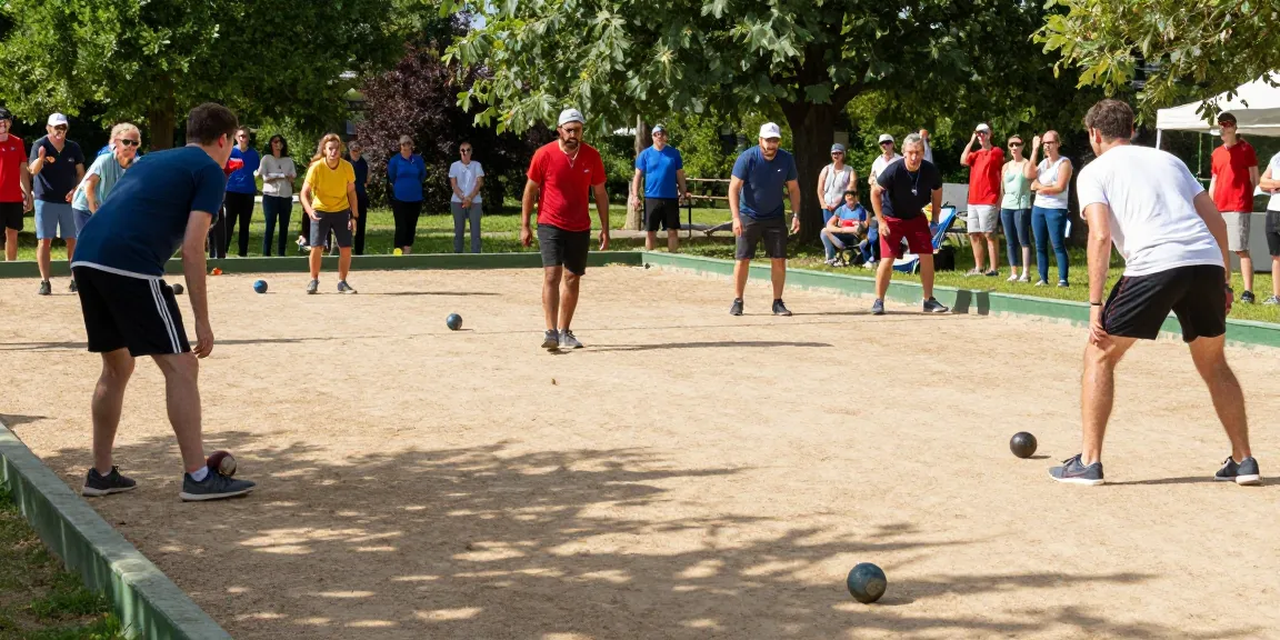 FOPI Kota Pontianak dalam pertandingan petanque yang ceria, menampilkan semangat komunitas